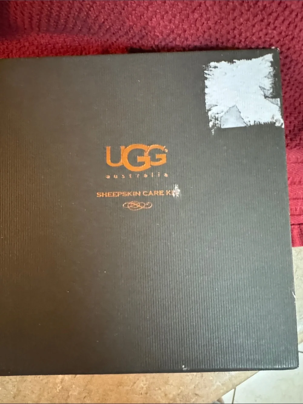 UGG Sheepskin Care Set in Cream and Brown - Picture 2 of 2